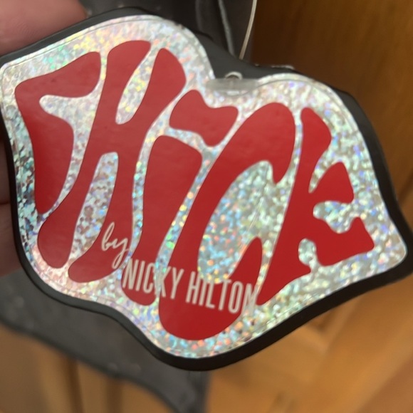 Chick by Nicky Hilton Gray Sleeveless Top Dress  Unique Bleach splatter Small - Picture 9 of 9